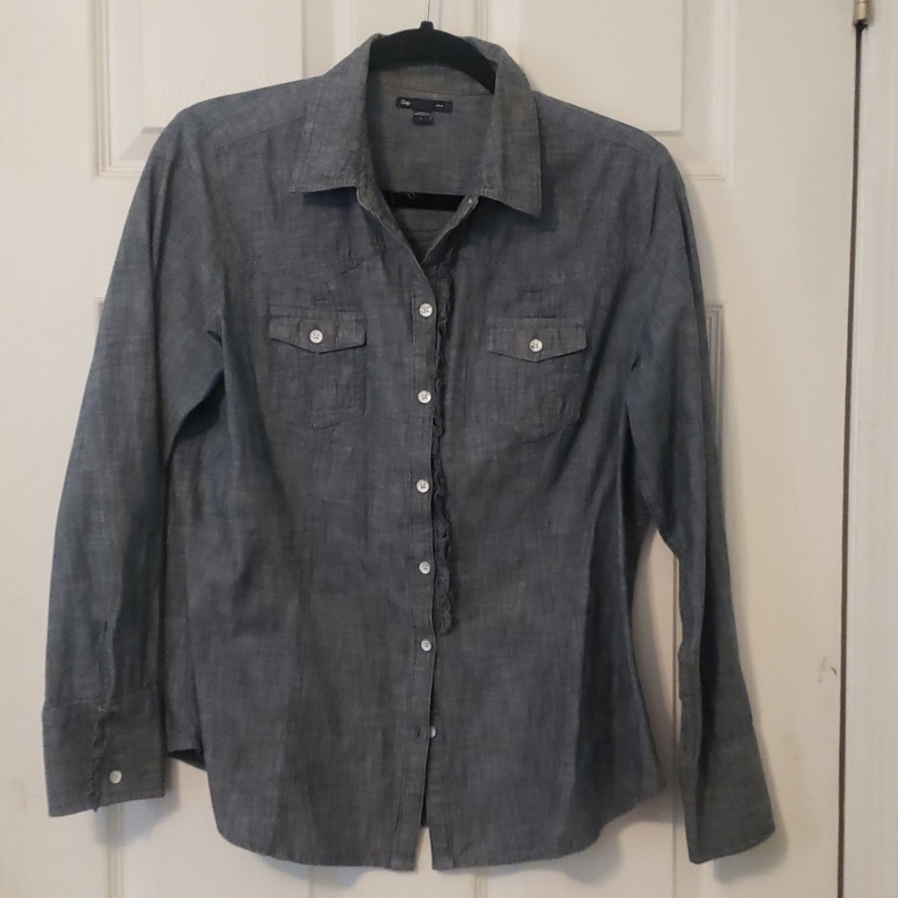 Chambray GAP button down shirt
